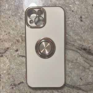 White and Gold Phone Case